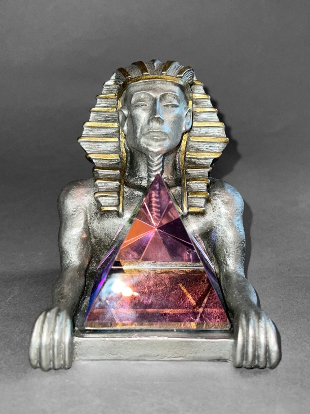 Sphinx with Glass Pyramid